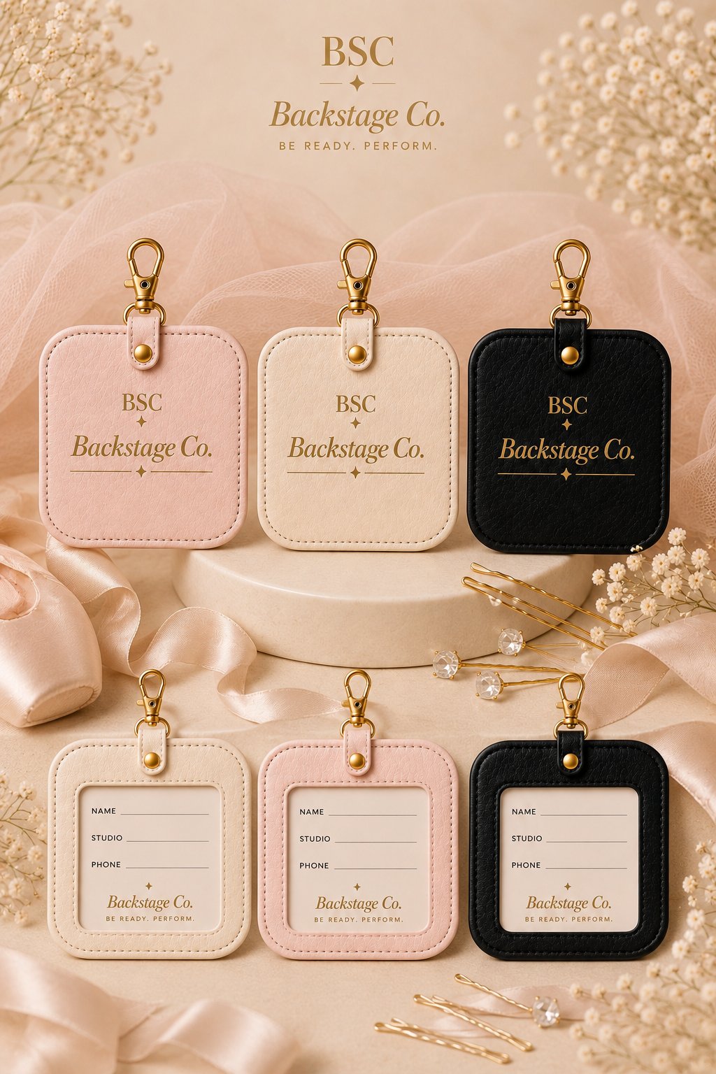 BSC Signature Leather Name Tags