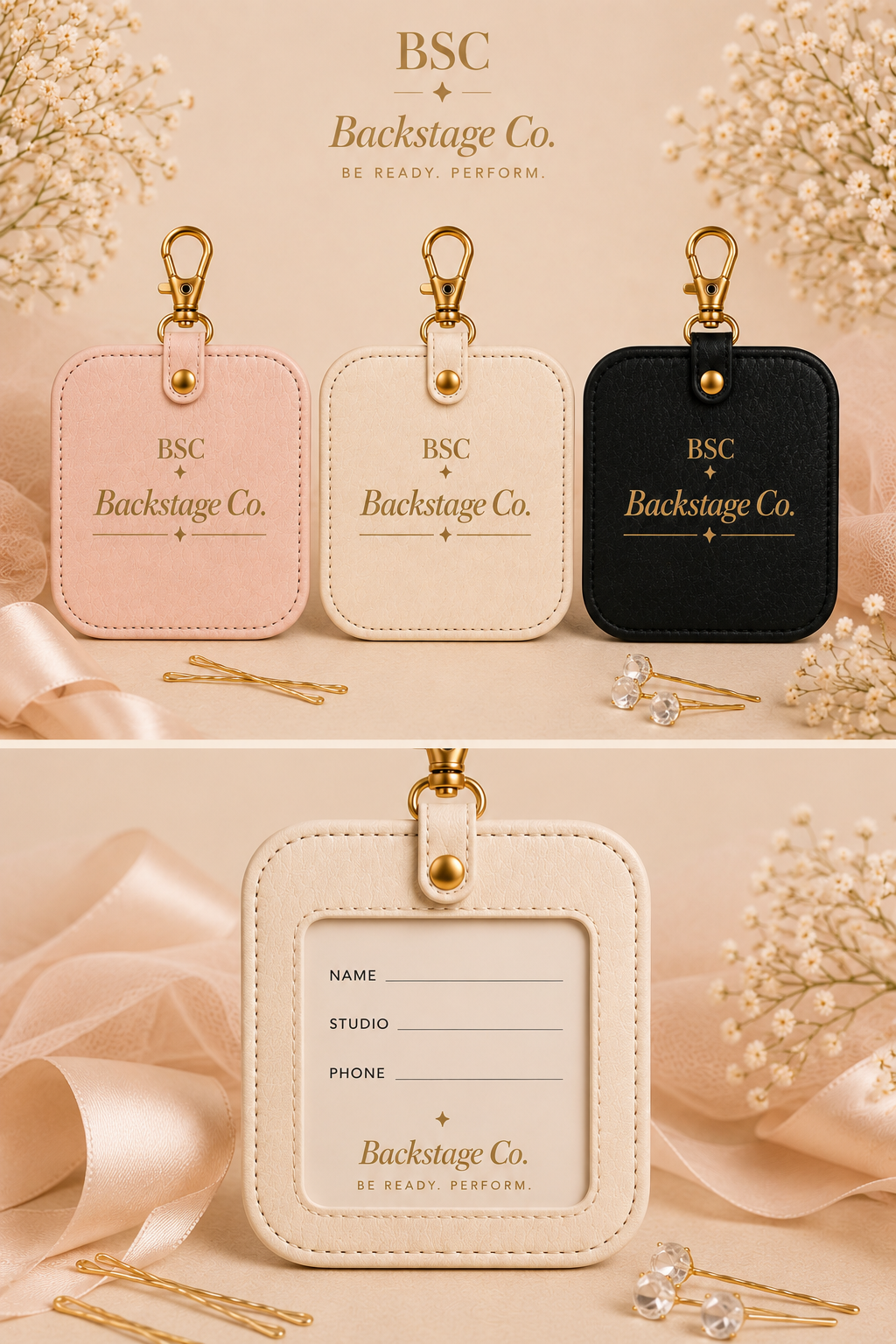 BSC Signature Leather Name Tags