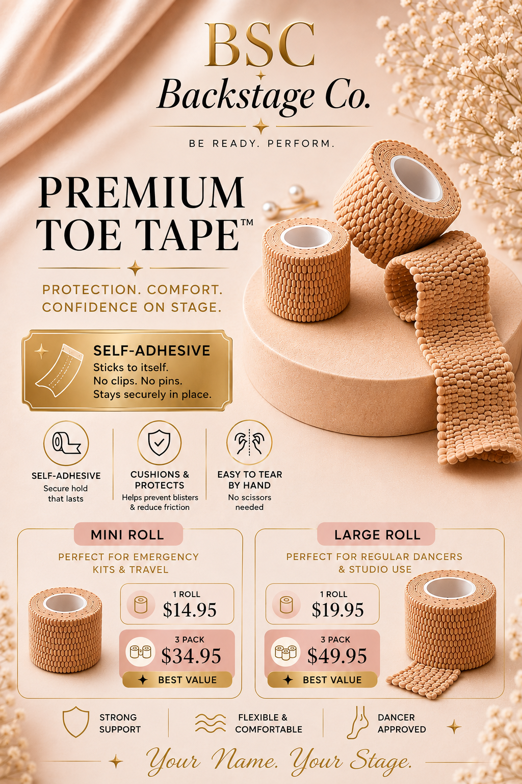 BSC Signature Toe Tape™