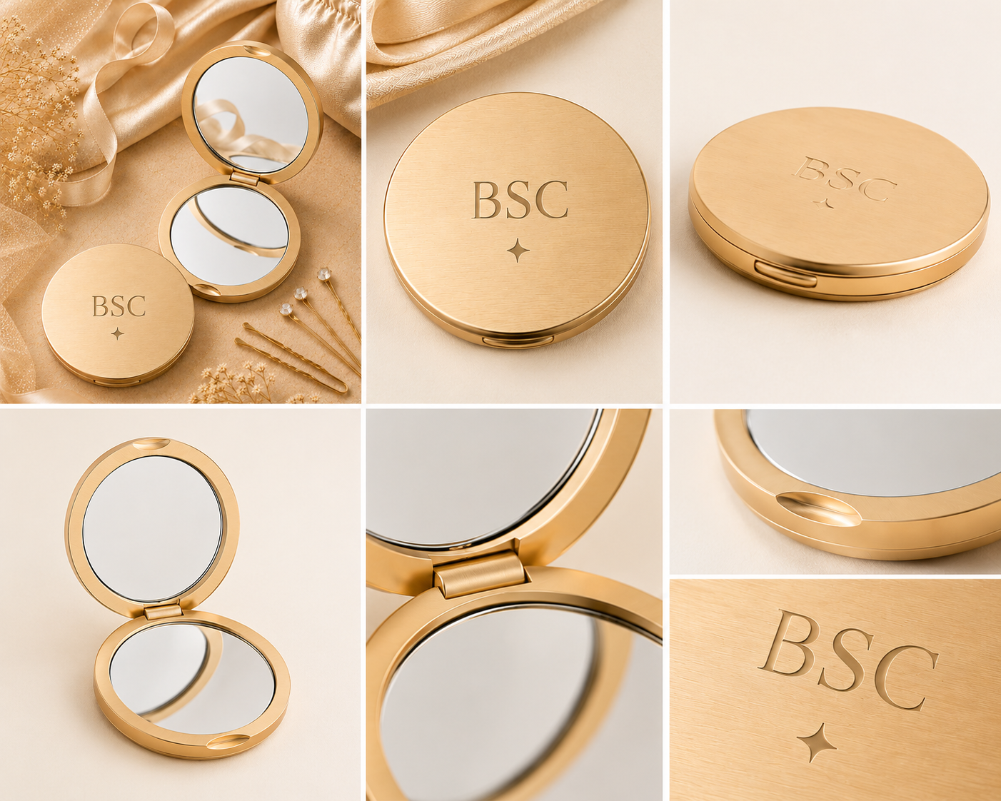 BSC Signature Gold Compact Mirror